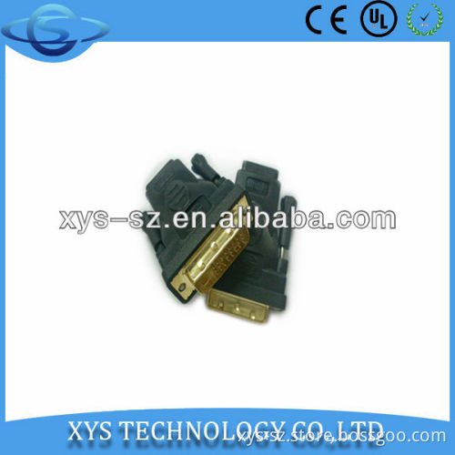 High performance gold plated dvi 24+1 to hdmi